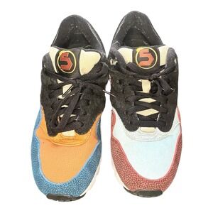 Nike Air Max 1 x De'Aaron Fox‎ Swipa 2019 Sz 7Y Sneaker Multi Color Blue Orange